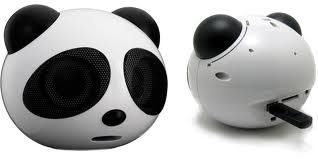 CAIXINHA DE SOM PANDA -ENTRADA USB E PARA CARTÃO DE MEMORIA
