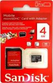 cartão de memoria micro sd 4gb